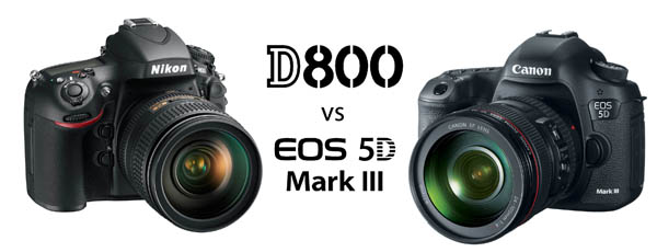 Nikon D800 vs Canon 5D Mark III Comparison