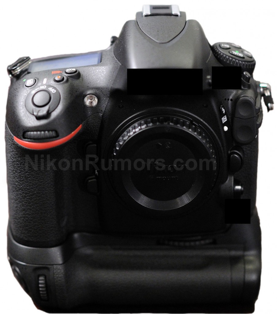 Nikon D800 Photo with Grip - Front View