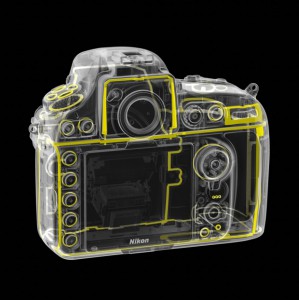 Weather-sealed Nikon D800 Back | Nikon D800