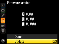 Nikon Firmware Update