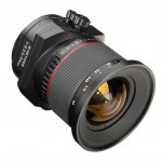 Samyang 24mm F3.5 T-S Lens Front Angle