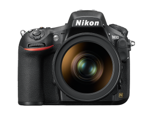 Nikon D810 camera front